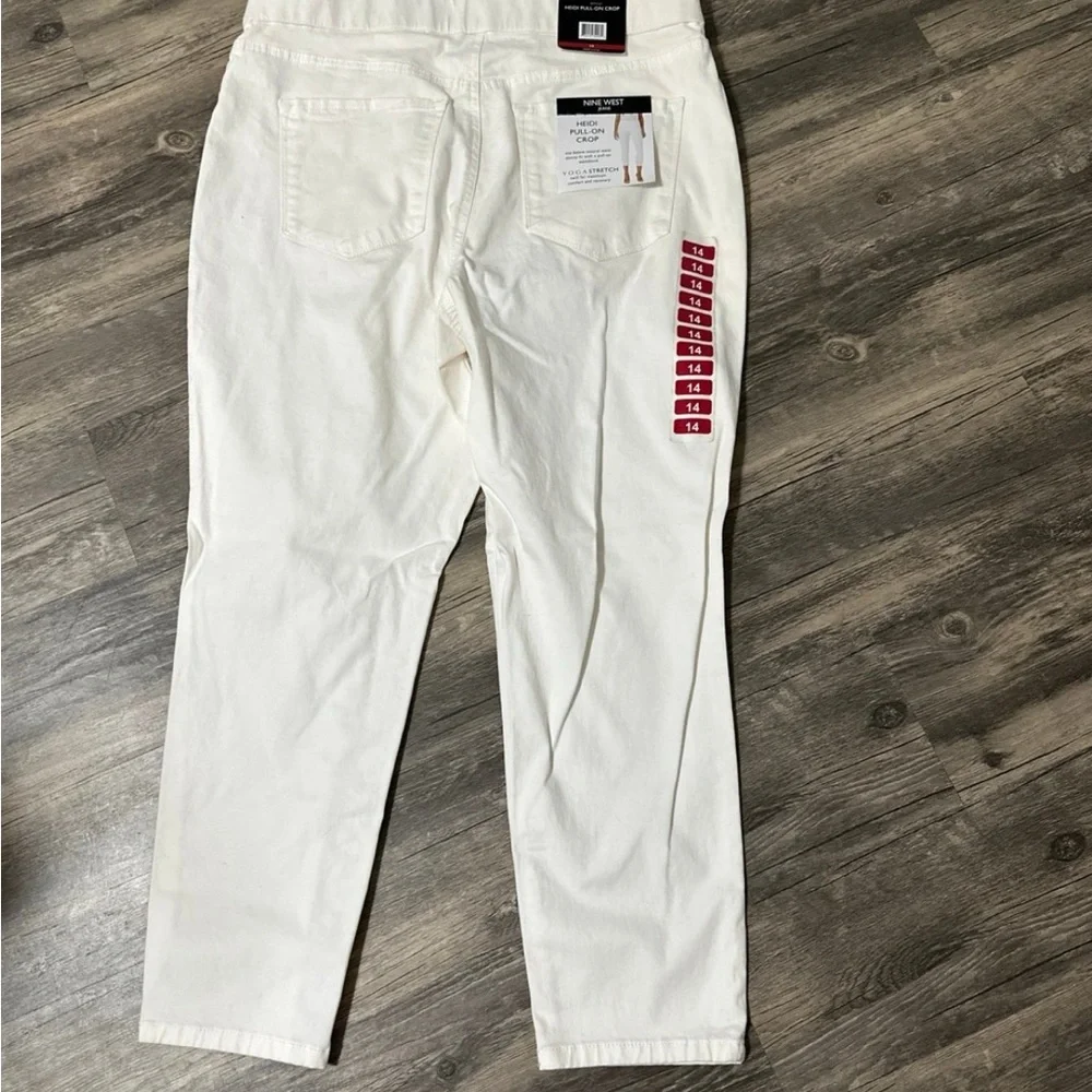Nine West Jeans Heidi Pull On Crop size 14 - Picture 7 of 10
